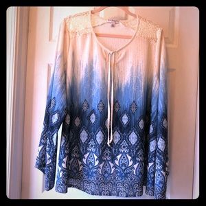 BOHO CHIC! Kim Rogers Curvy 2X w/ Flair Sleeves!